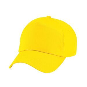Beechfield Childrens/Kids Original 5 Panel Cap / Yellow